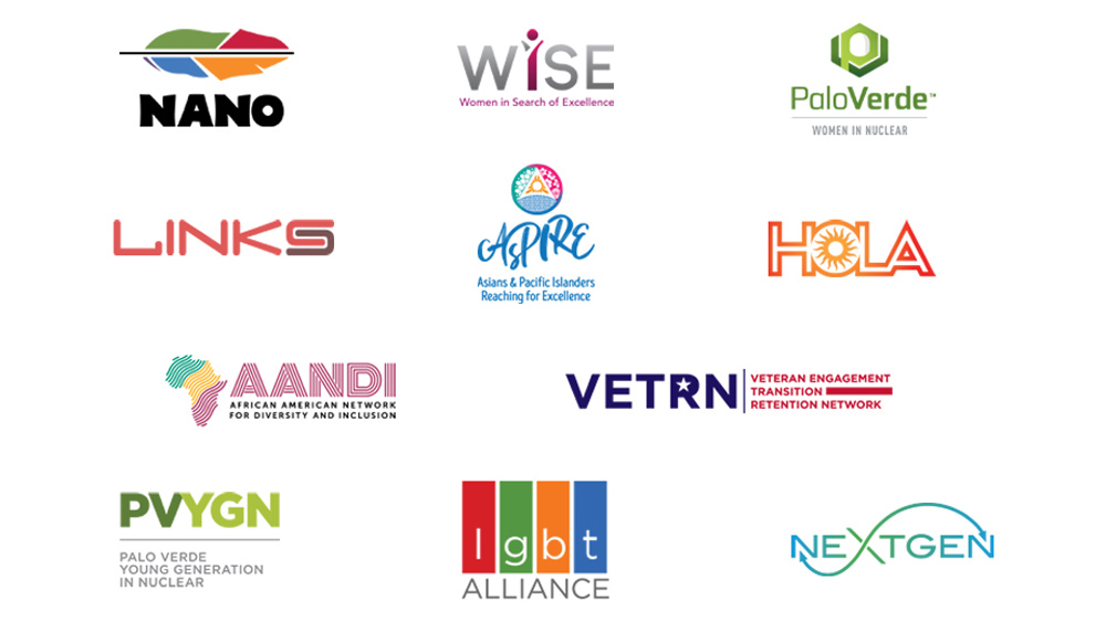 Employee networking group logos