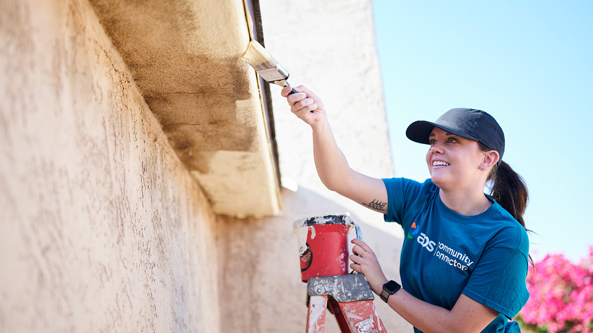 Habitat For Humanity House painting