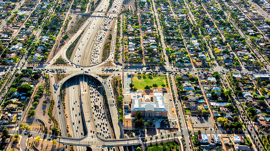 An overhead view of Phoenix
