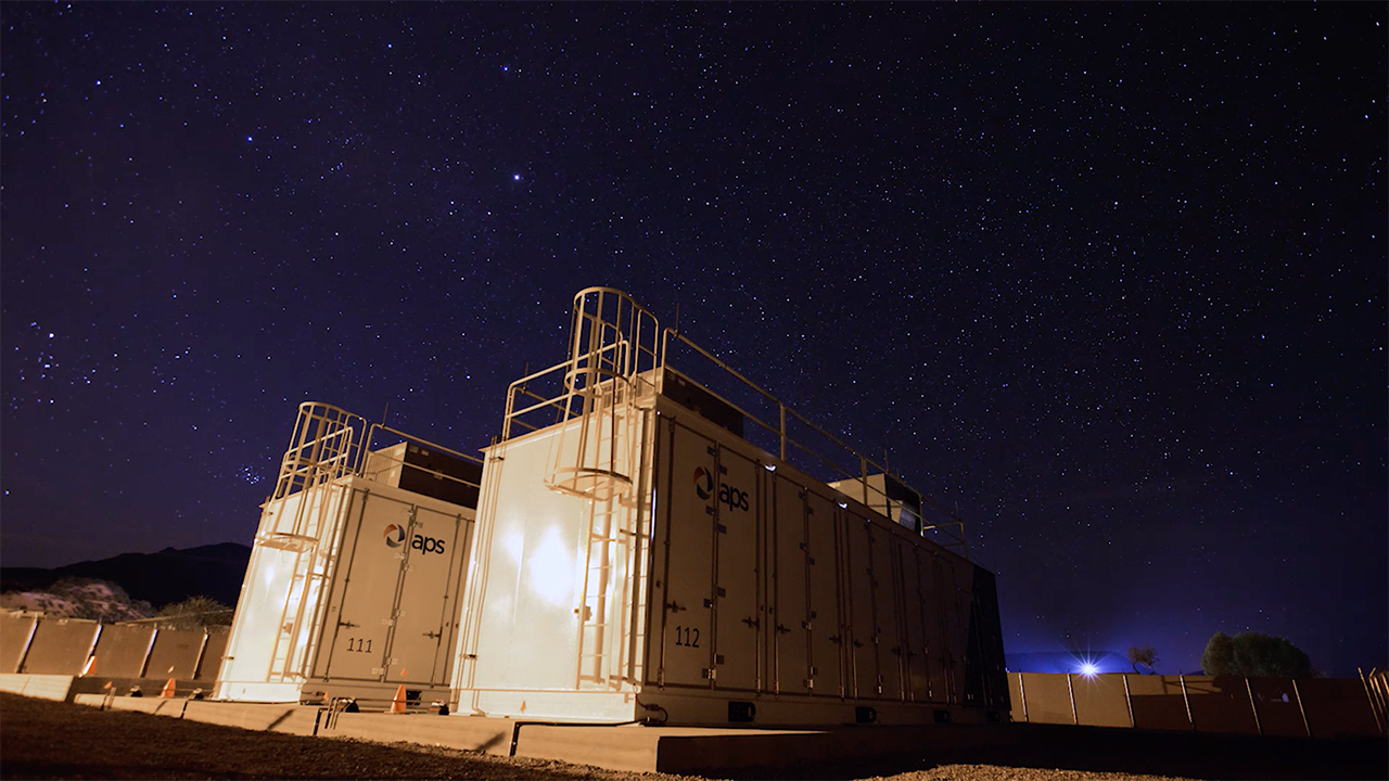 Night shot of Punkin Center.