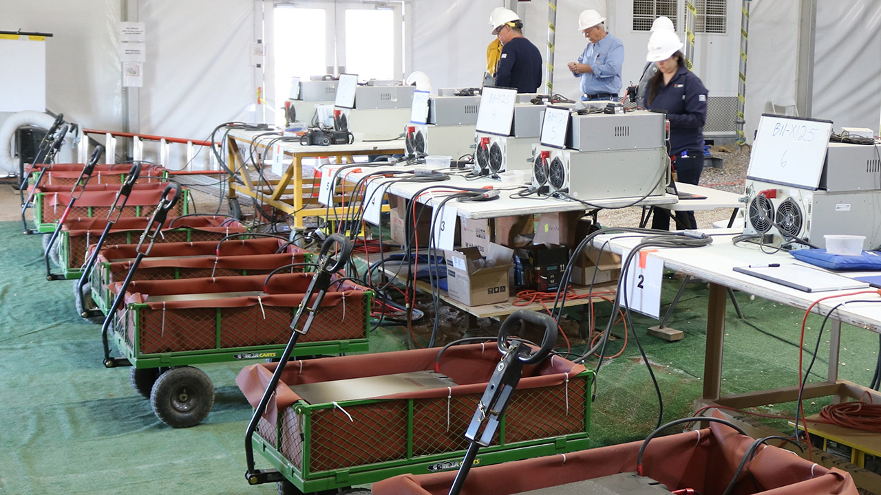 Equipment at McMicken center.