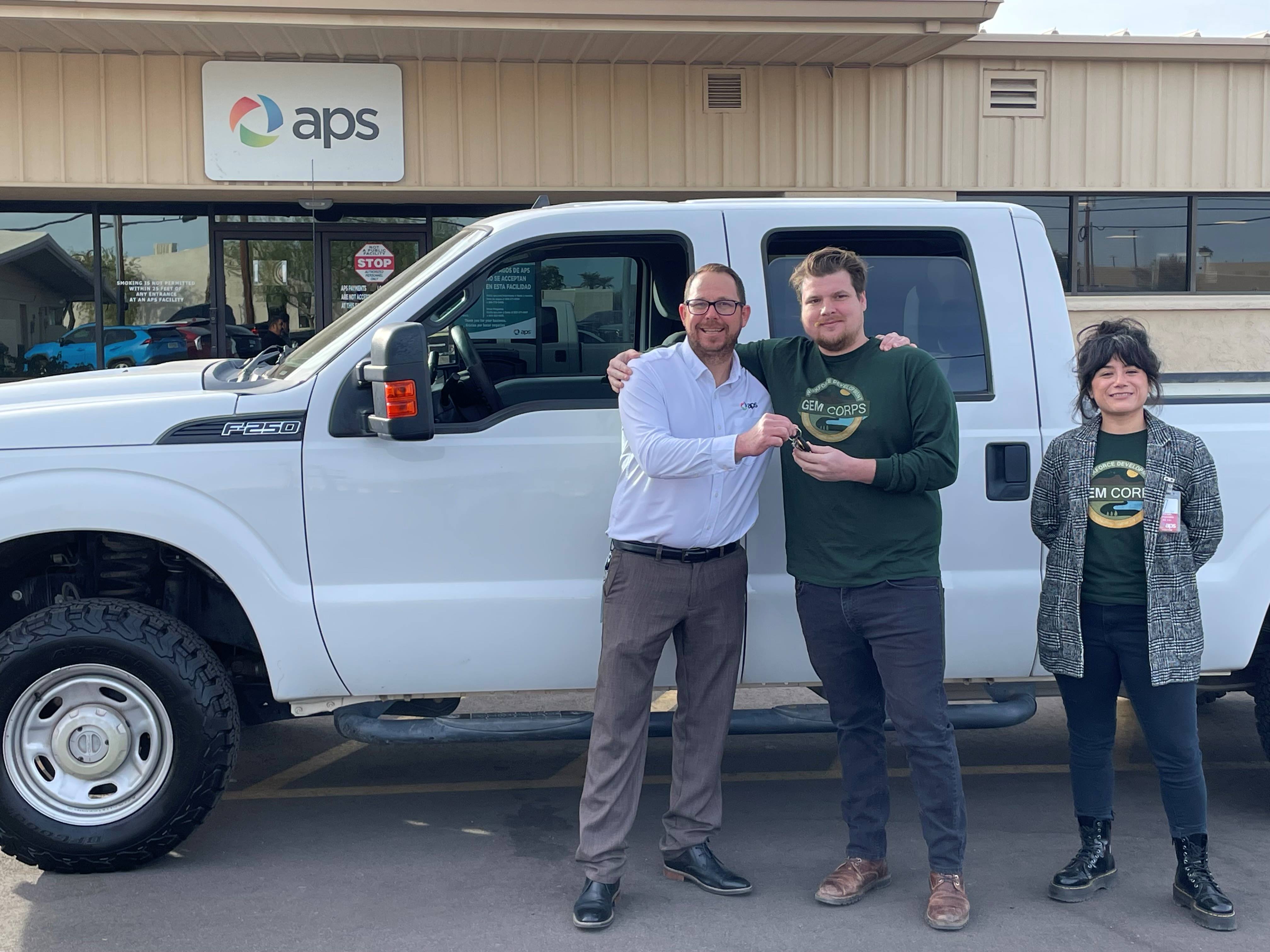 APS Donates truck to GEM Corps Youth Crew