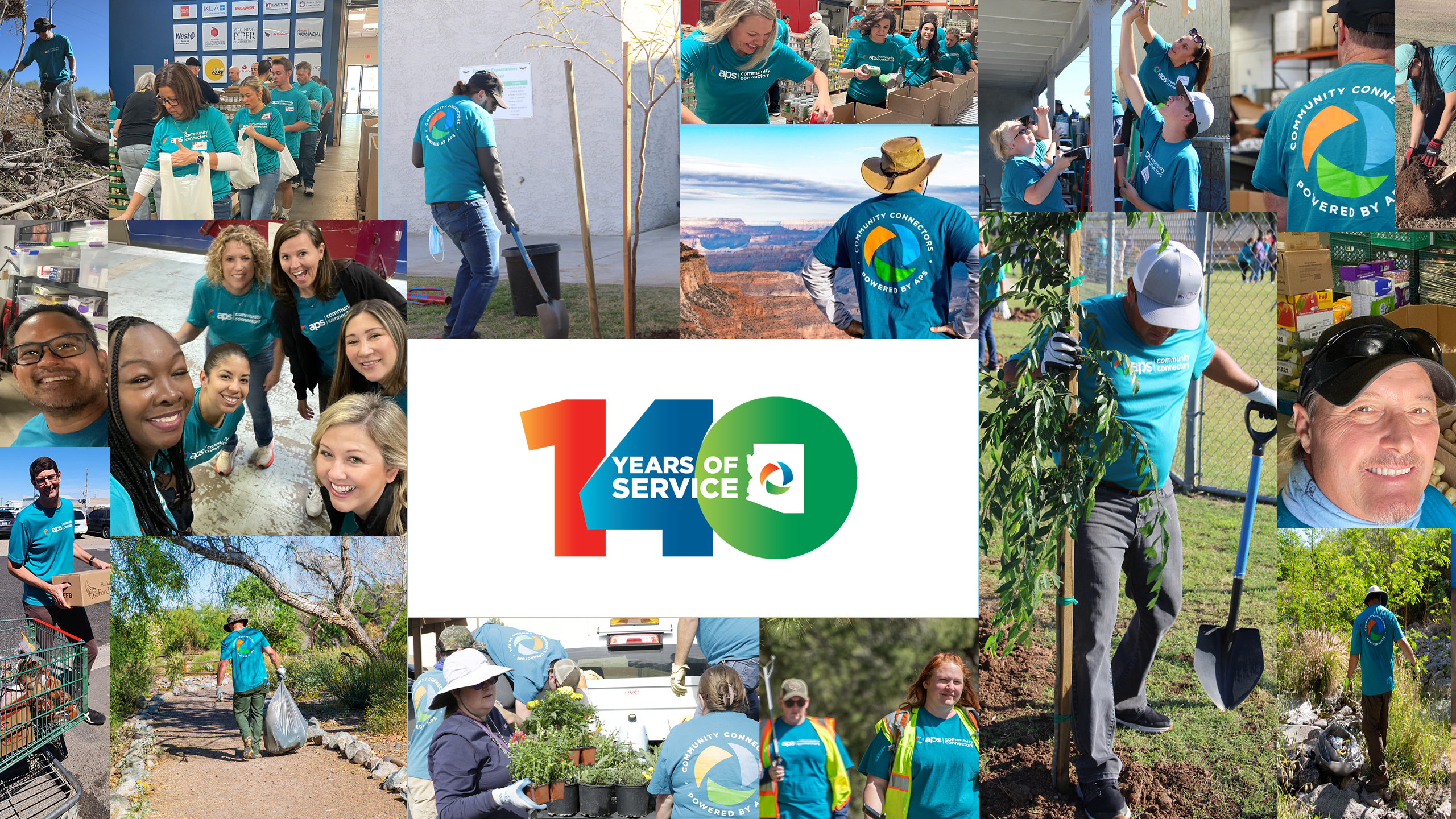 APS 140 Years of Service Collage