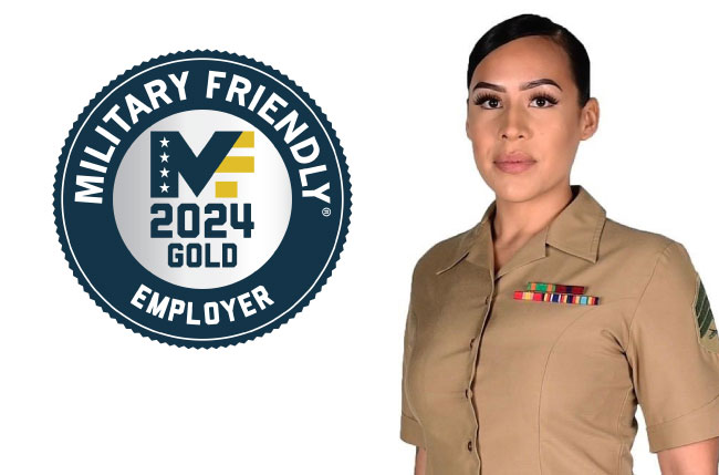 2024 Military Friendly Employer Seal