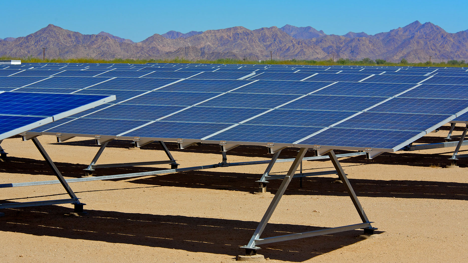 Cotton Center solar panels.