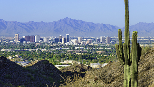 Phoenix skyline