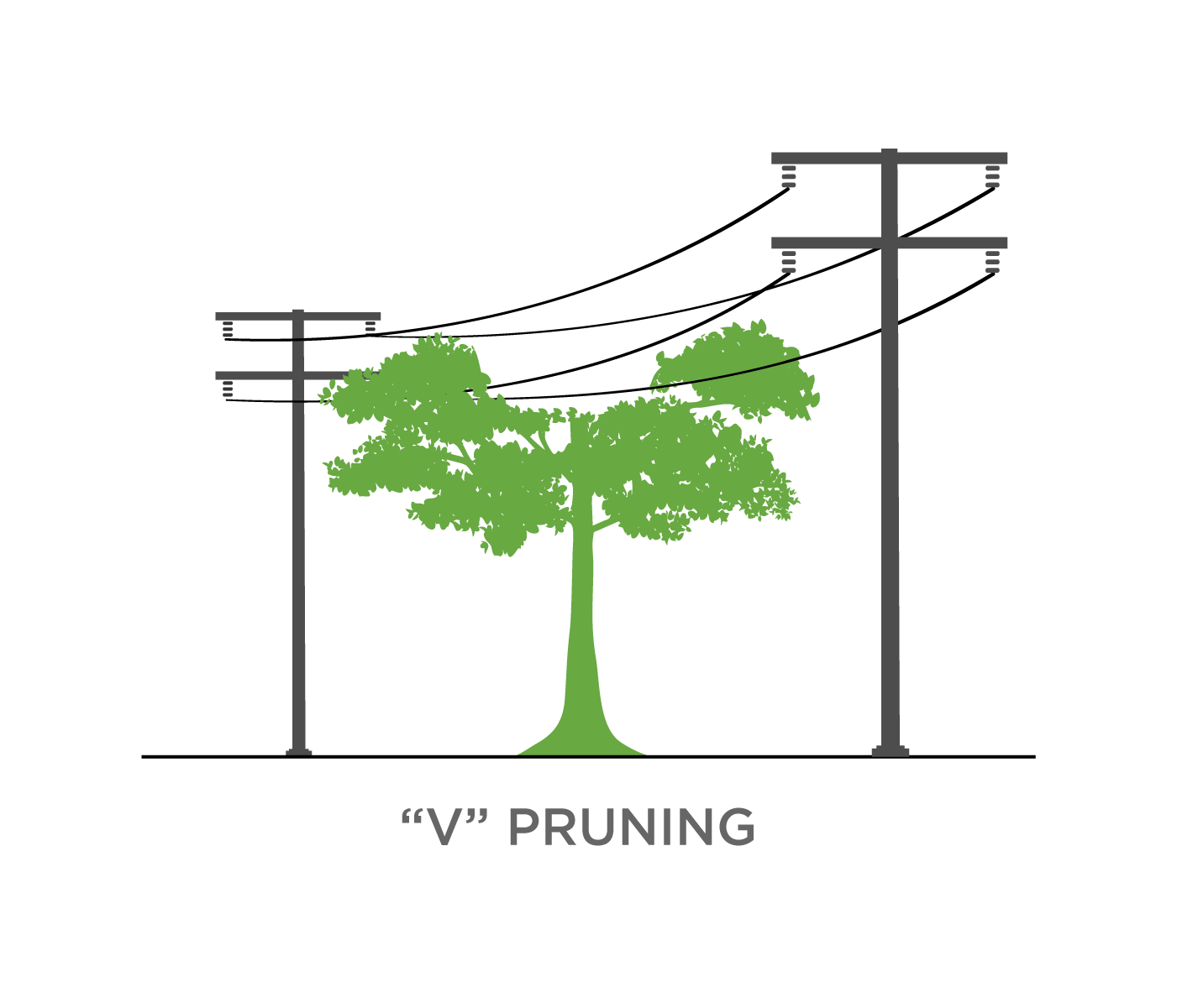 An example of V-pruning