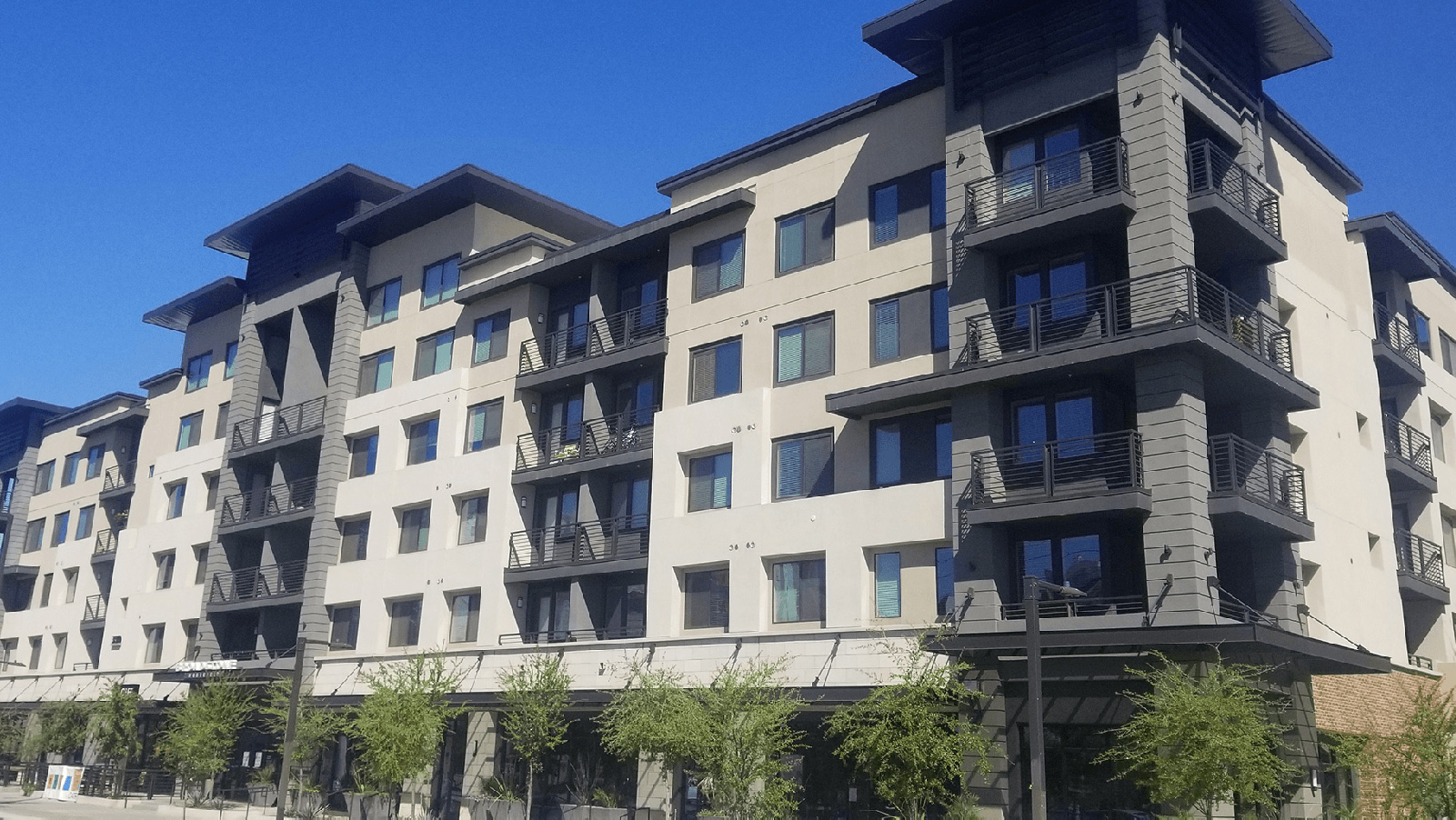 Apartment building.