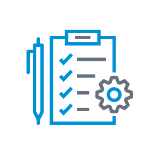 Pen and clipboard icon