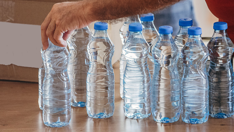Water bottles