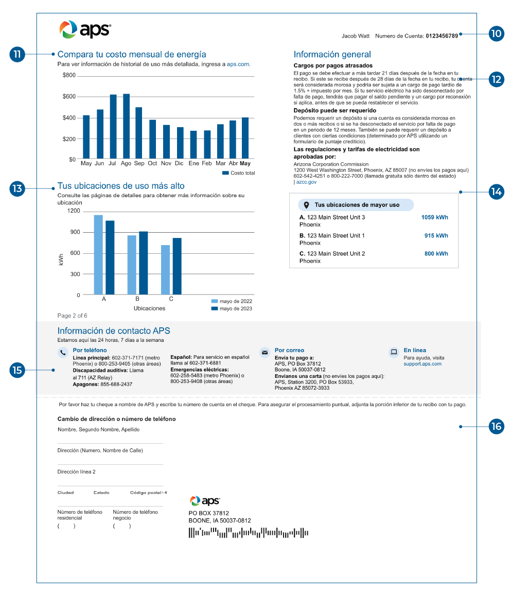 Summary Billing page 2