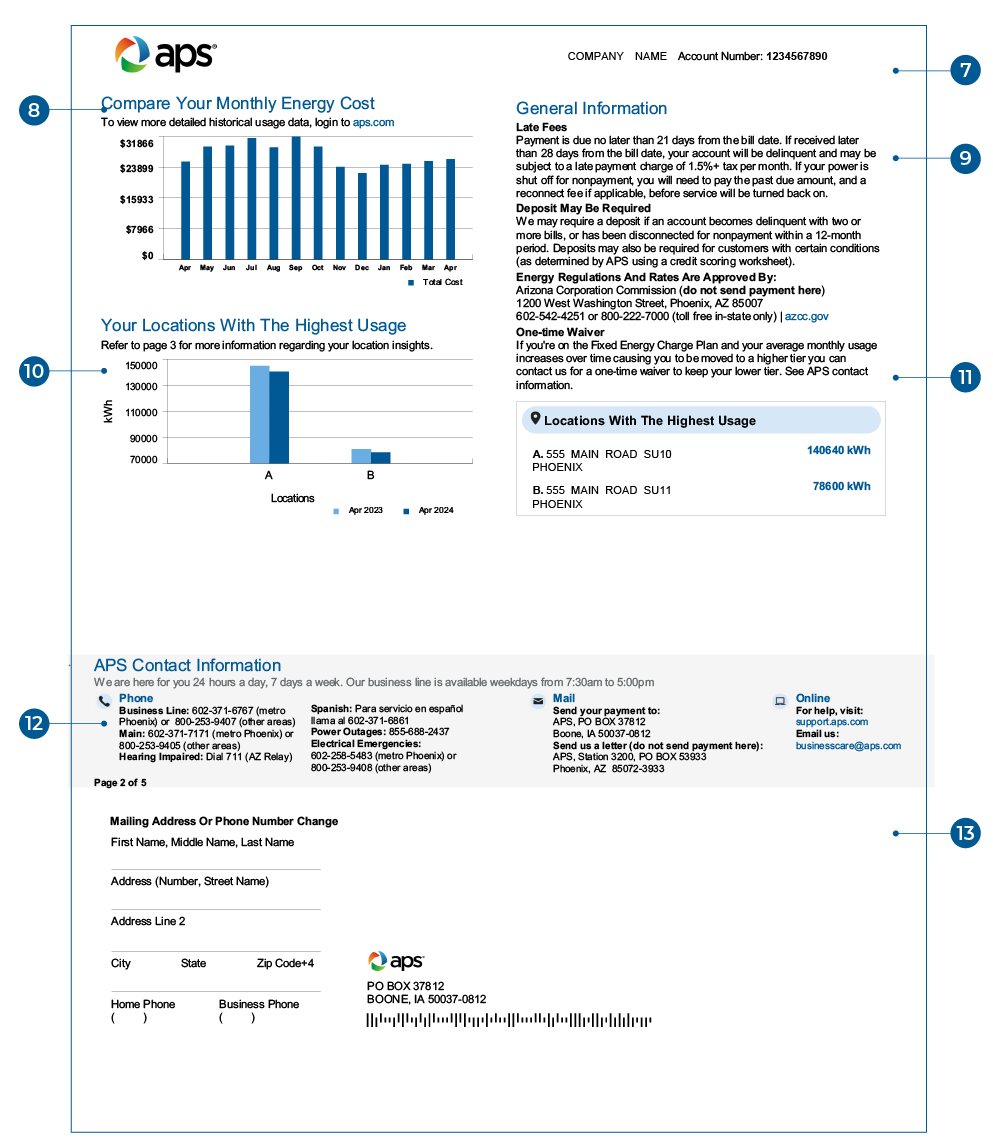 Commercial Summary Billing - page 2