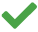 Green checkmark icon