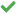 Green checkmark icon